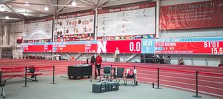 One of the new LED displays at the Devany Sports Center at University of Nebraska.