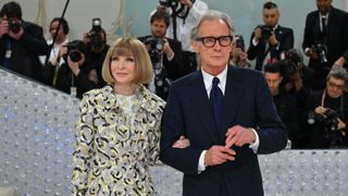 Anna Wintour and actor Bill Nighy arrive for the 2023 Met Gala