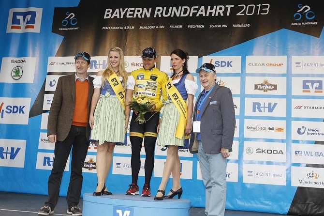 Gerald Ciolek (MTN-Qhubeka) claimed the lead of Bayern-Rundfahrt