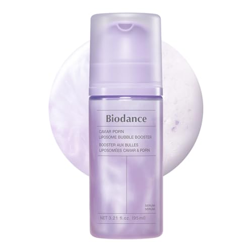 Biodance Caviar Pdrn Liposome Bubble Booster, Micro-Bubble Foam Essence for Dull &amp;amp; Weakened Skin, Deep Nourishing, Radiant Glow, Korean Skin Care | 3.21 Fl.oz