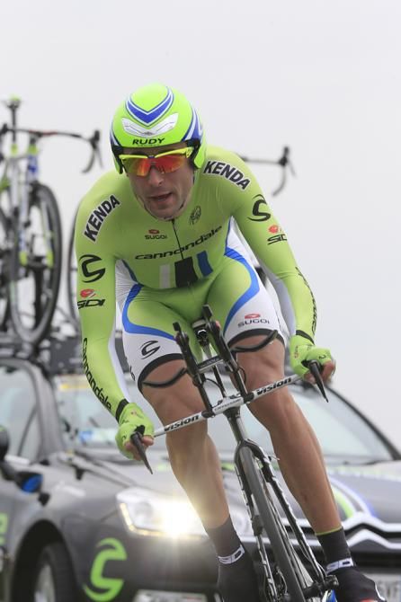 Moreno Moser (Cannondale) put in a fine time trial in third place