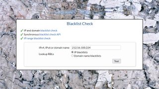 BlackListMaster searches many blacklists for domains and IP addresses