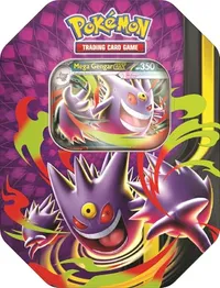 Pokémon Mega Moonlit Tin, 4 Booster Pack Pokémon Mega Moonlit Tin, 4 Booster Pack