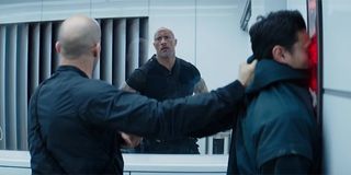 Hobbs and Shaw quite frustrated with one another