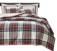 Stewart Plaid Cotton Sherpa Comforter:from $169 at Pottery Barn