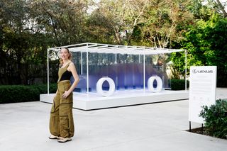 8 Minutes and 20 Seconds, Marjan van Aubel's installation with Lexus in Miami