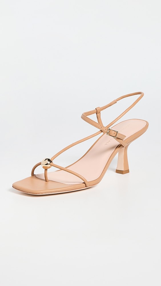 Triana Strappy Mid Heel Sandals With Ball - Dune
