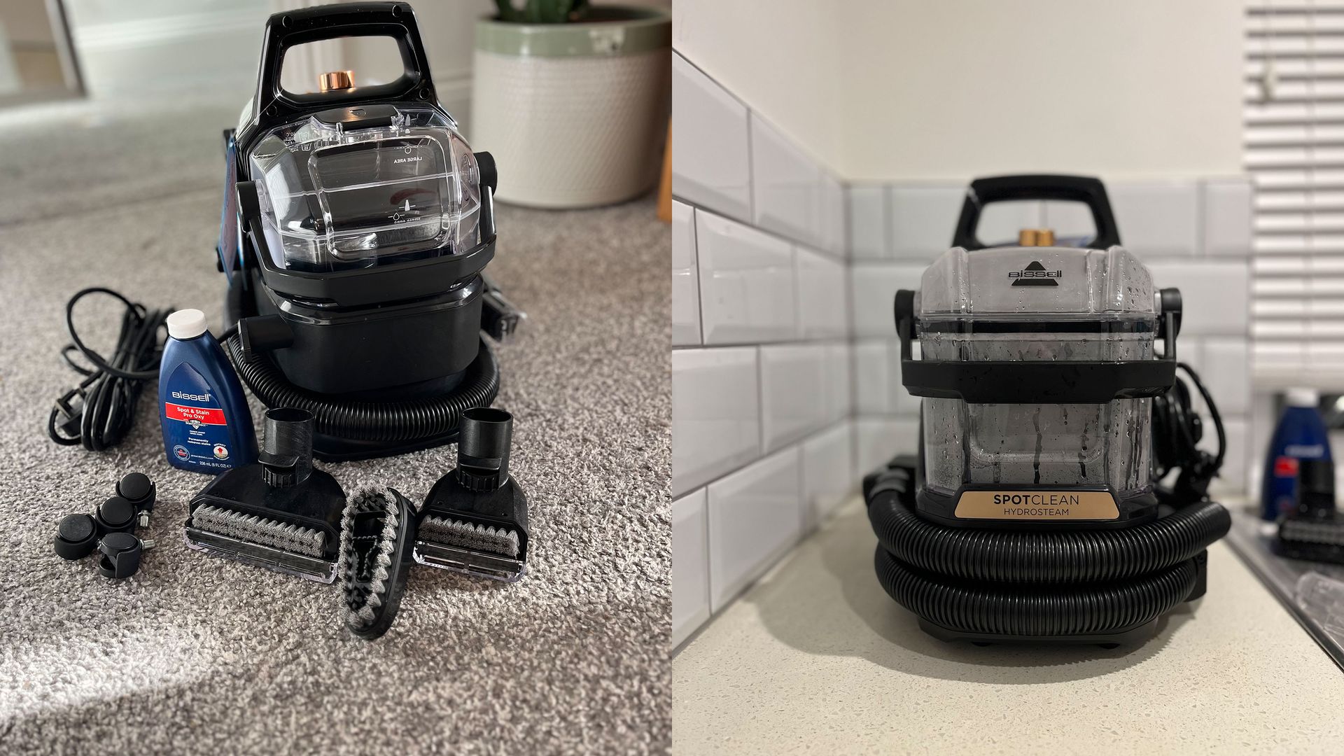 Bissell Little Green HydroSteam Pet Portable Carpet Cleaner Real Homes