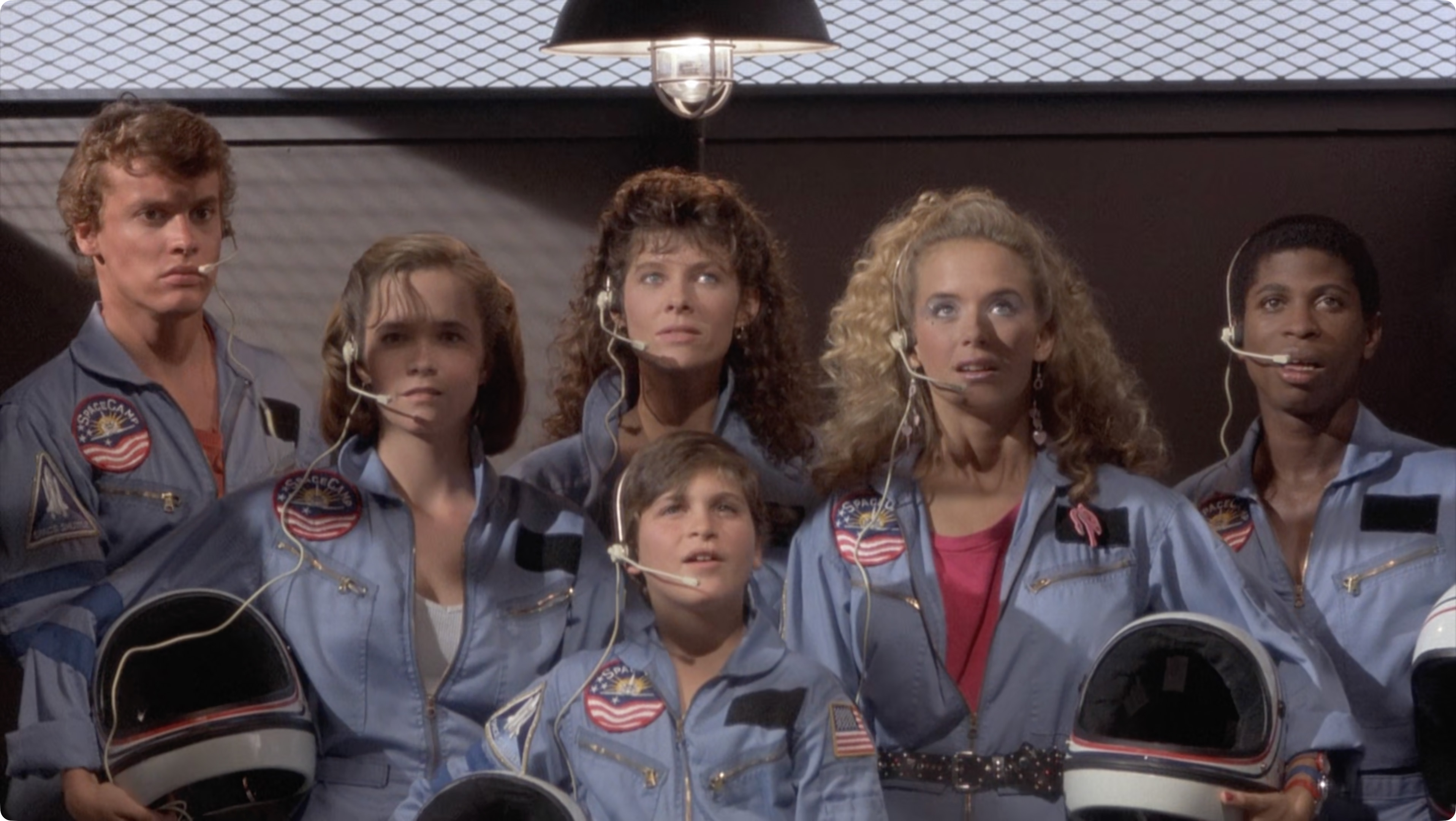 Screenshot from the 1986 space movie SpaceCamp.