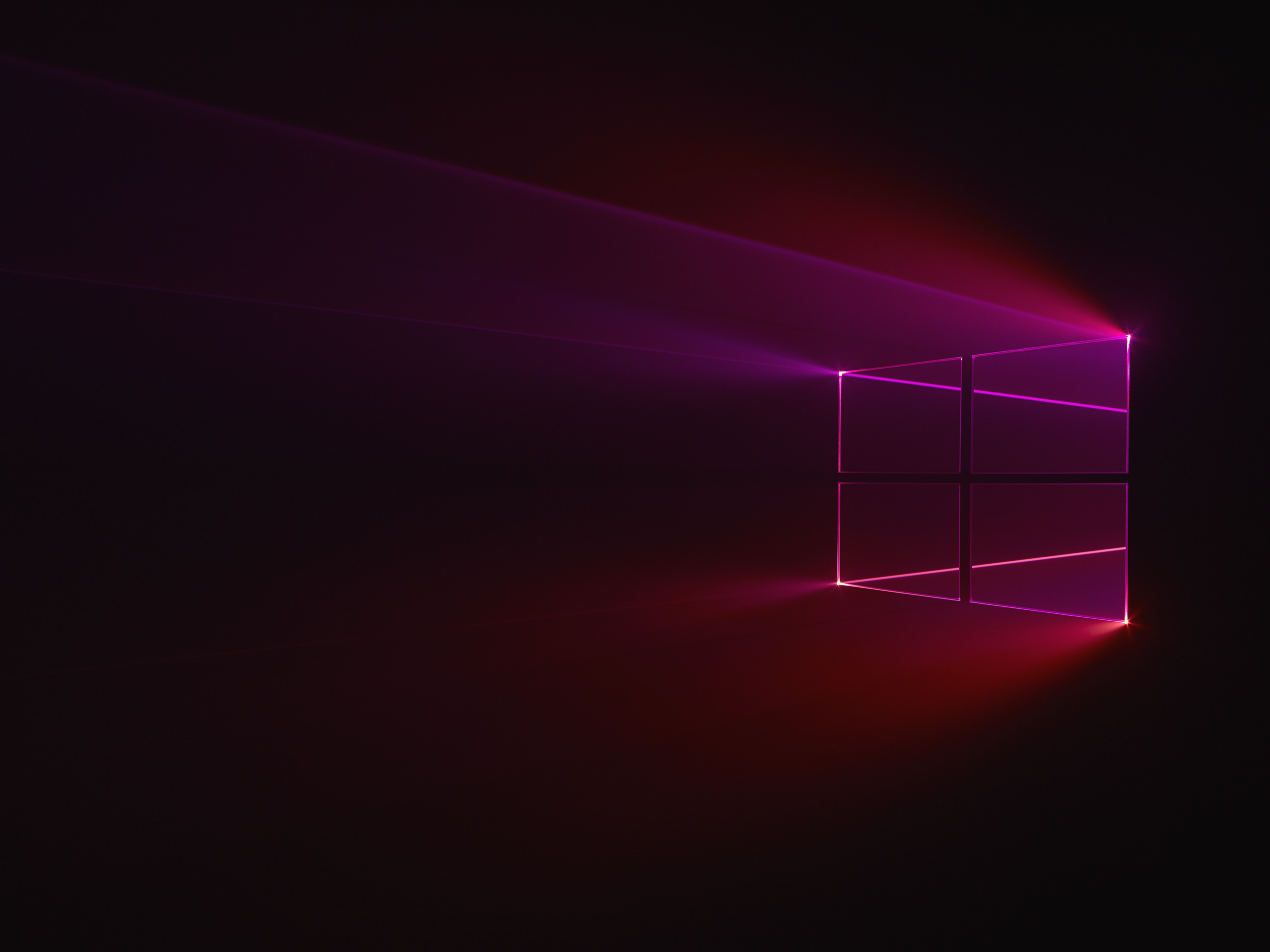 I was shocked to find out the Windows 10 desktop background wasn't computer generated, but a picture of lasers being shot through an actual window