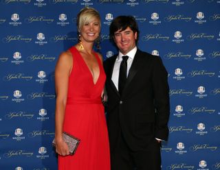 Bubba and Angie at the 2012 Ryder Cup