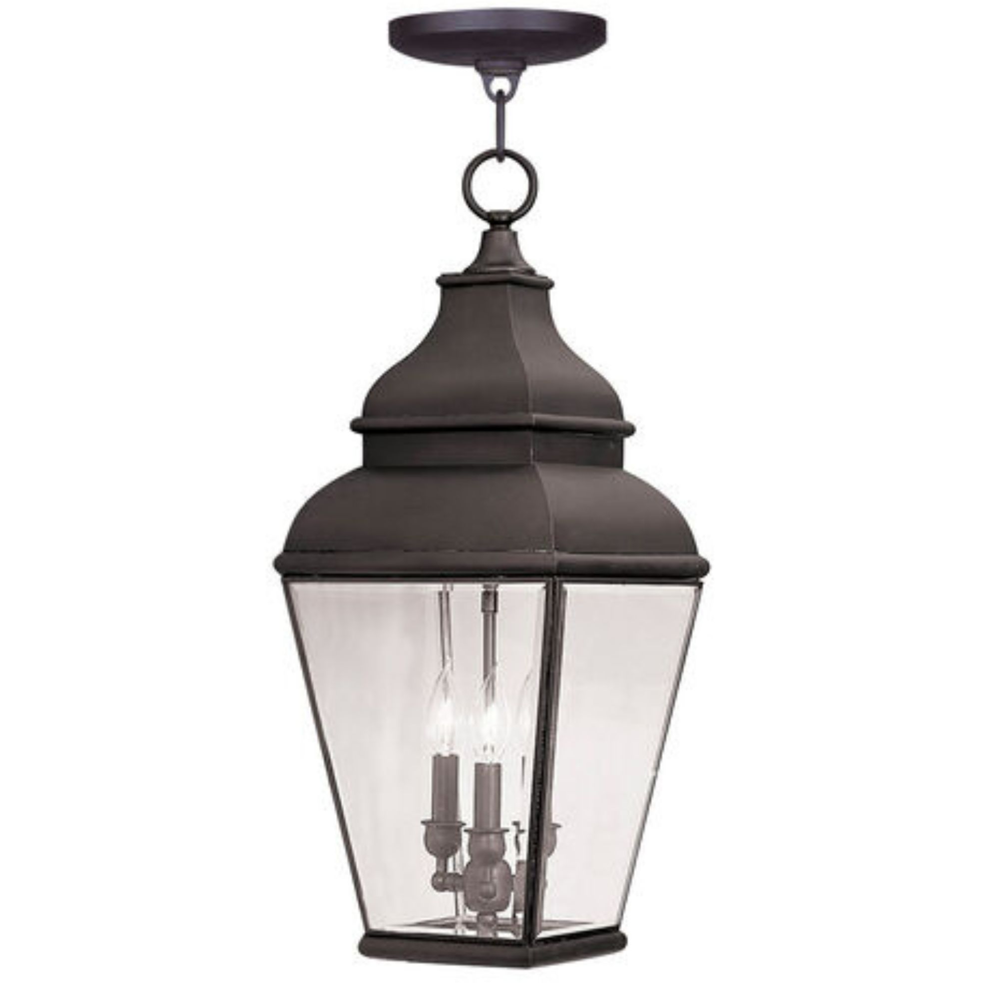 Exeter Bronze Outdoor Pendant Lantern