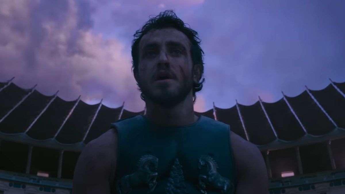 Paul Mescal as Lucius in Gladiator 2 trailer, wearing Maximus&#039; armour