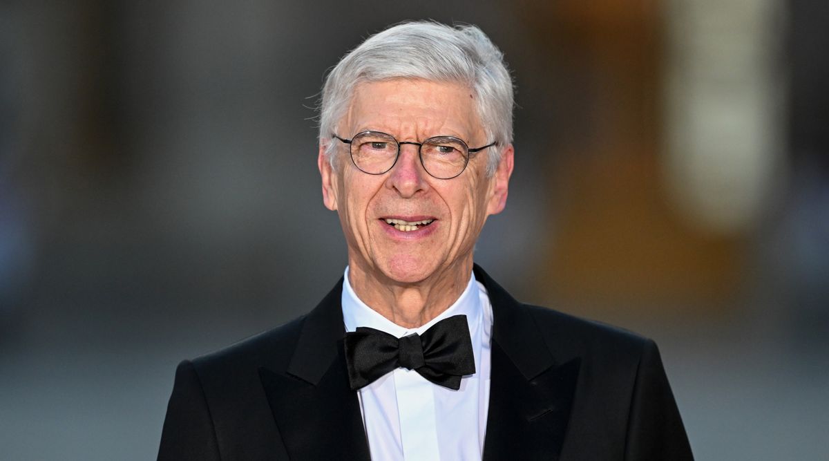 Former Arsenal boss Arsene Wenger attends a state banquet at the Palace of Versailles, hosted by President and Madame Macron, on September 20, 2023 in Versailles, France. The King and Queen&#039;s first state visit to France will take place in Paris, Versailles and Bordeaux from Wednesday 20th to Friday 23rd 2023. The visit had been initially scheduled for March 26th - 29th but had to be postponed due to mass strikes and protests (Photo by Samir Hussein/WireImage)