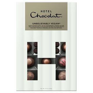Hotel Chocolate vegan chocolate H box