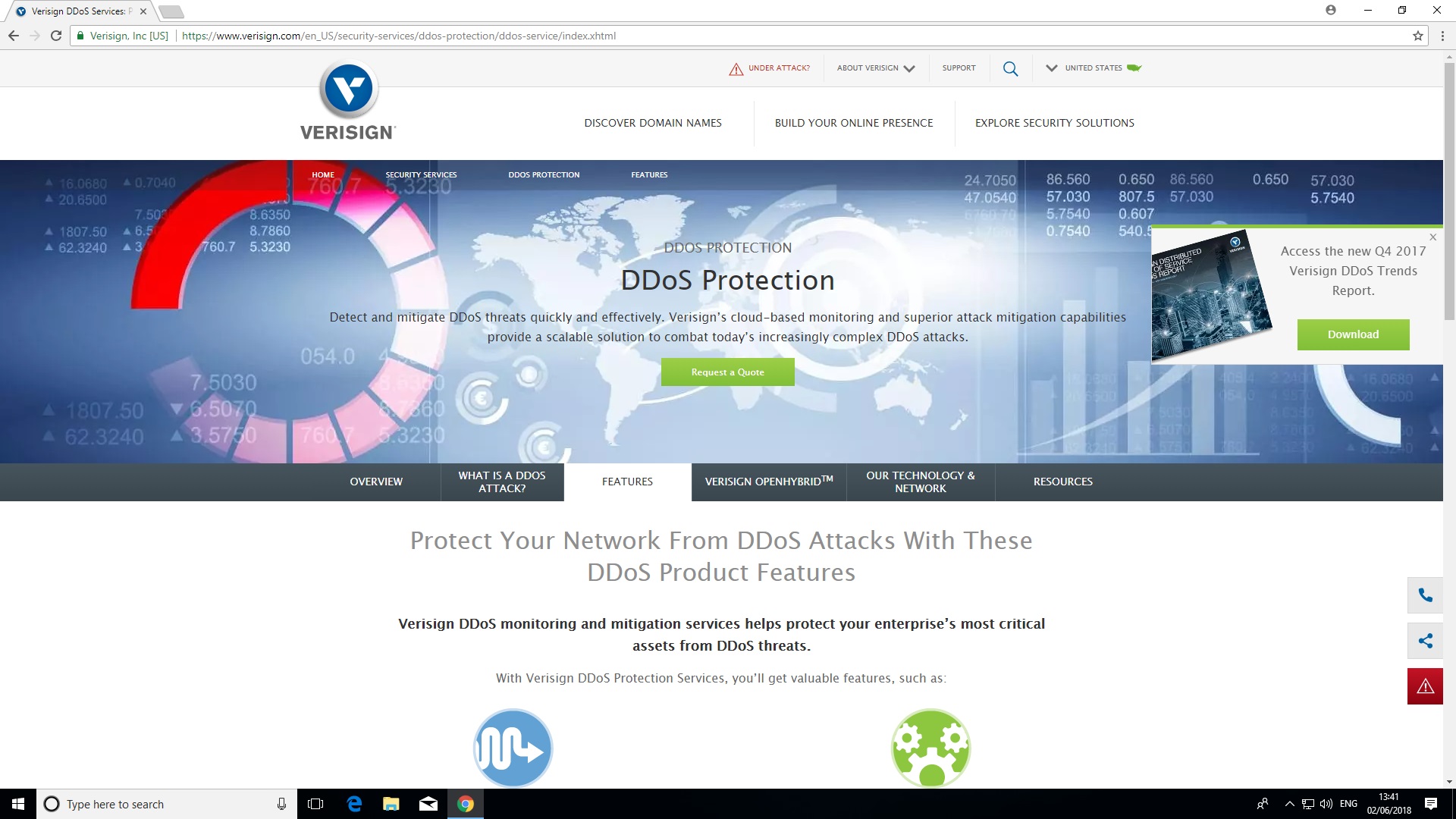 Verisign DDoS Protection