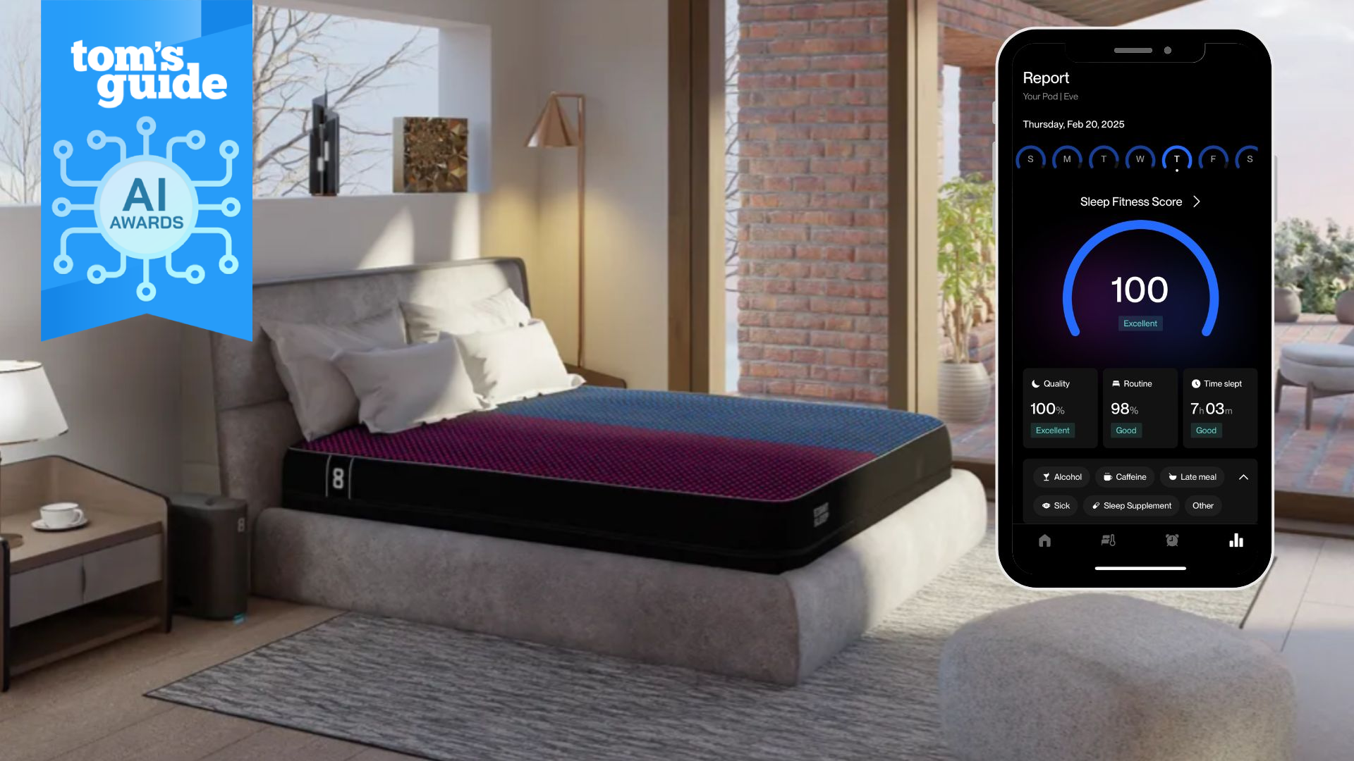 Eight Sleep AI award
