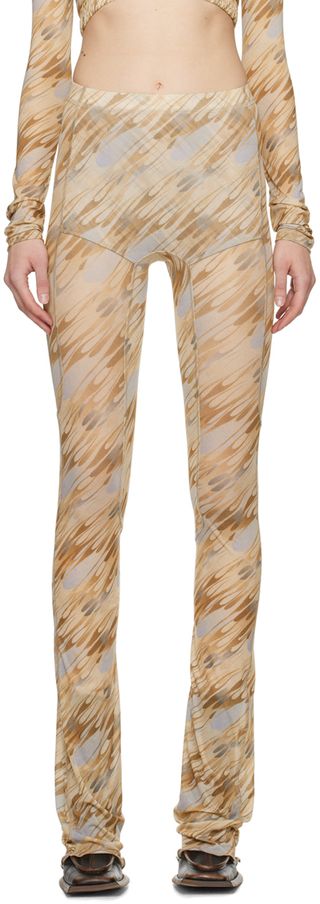 Ssense Exclusive Yellow Halcyon Leggings