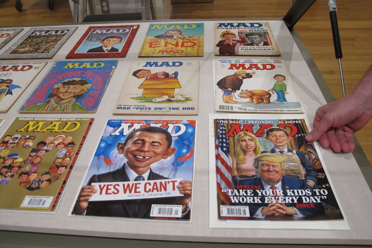 MAD Magazine covers.