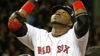 David Ortiz in a promo image for The Comeback: 2004 Boston Red Sox