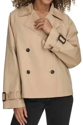 Levi&#039;s, Women&#039;s Short Double Breasted Trench (Was $88) 
