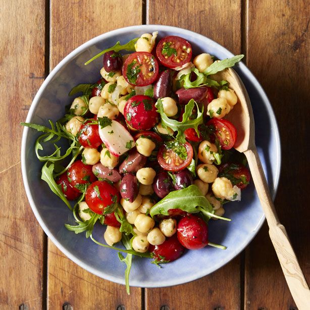 Simple Chickpea Salad Bowl Lunch Recipes Woman & Home