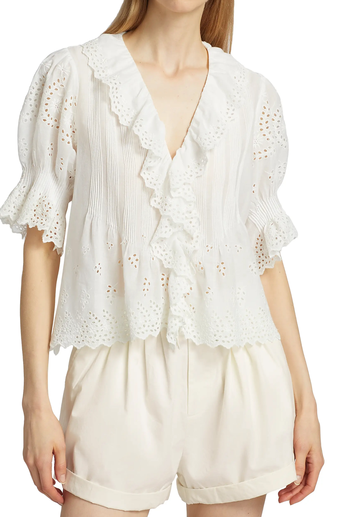 Dôen, Henri Voile Eyelet Top
