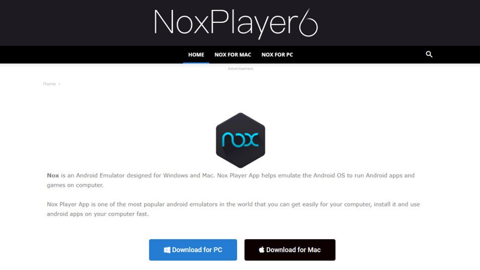free download nox app player android emulator