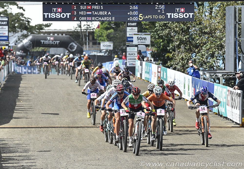 At the end of start loop a group is off the front