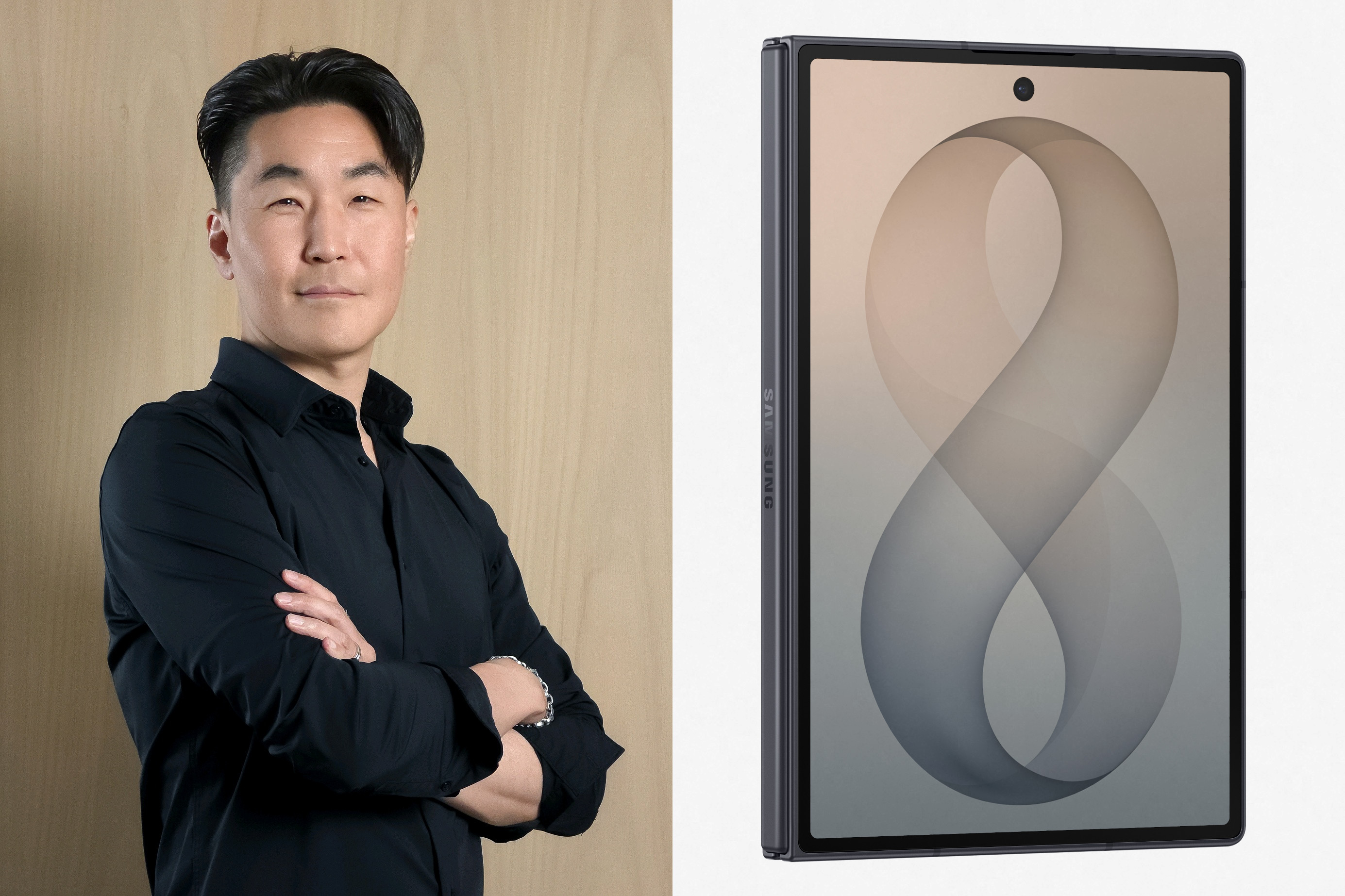 Samsung's Hubert Lee and the new Samsung Galaxy Z Fold8
