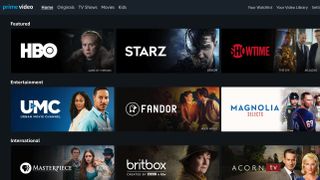 Amazon Channels includes HBO, Starz and Showtime