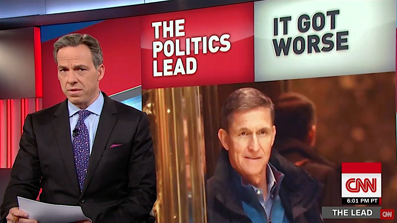 Jake Tapper accuses Trump of "buck-passing" on Michael Flynn