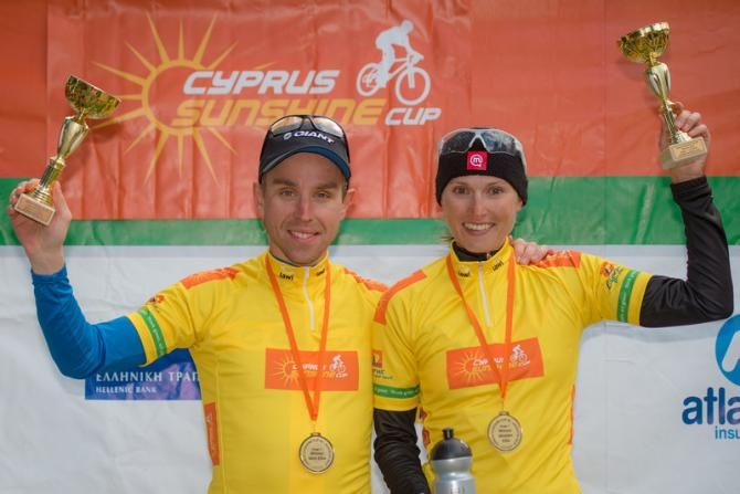 Afxentia overall leaders after stage 1: Emil Lindgren and Blaza Klemencic