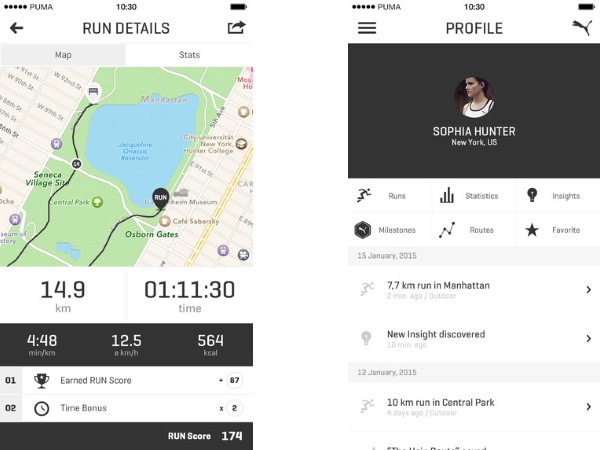 best running apps: pumatrac