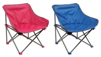 Coleman Kickback camping chair, pink and blue versions