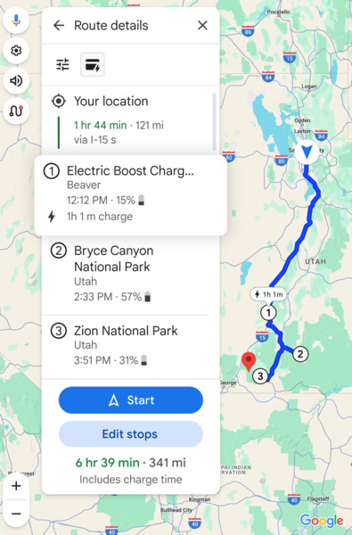 Google Maps AI Summaries