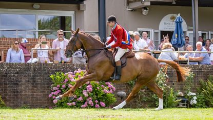 Craig Kiddier and Mulberry Lane give one of several cracking gallops spotted at the 2025 Royal International
