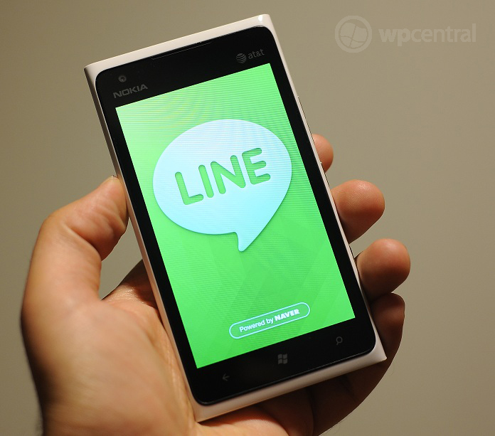 Line messaging. Line Messenger 3d.