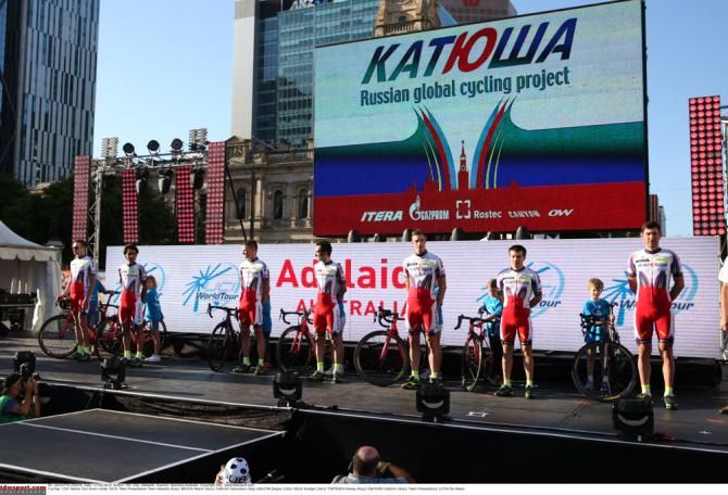 Katusha's team for the 2015 Tour Down Under