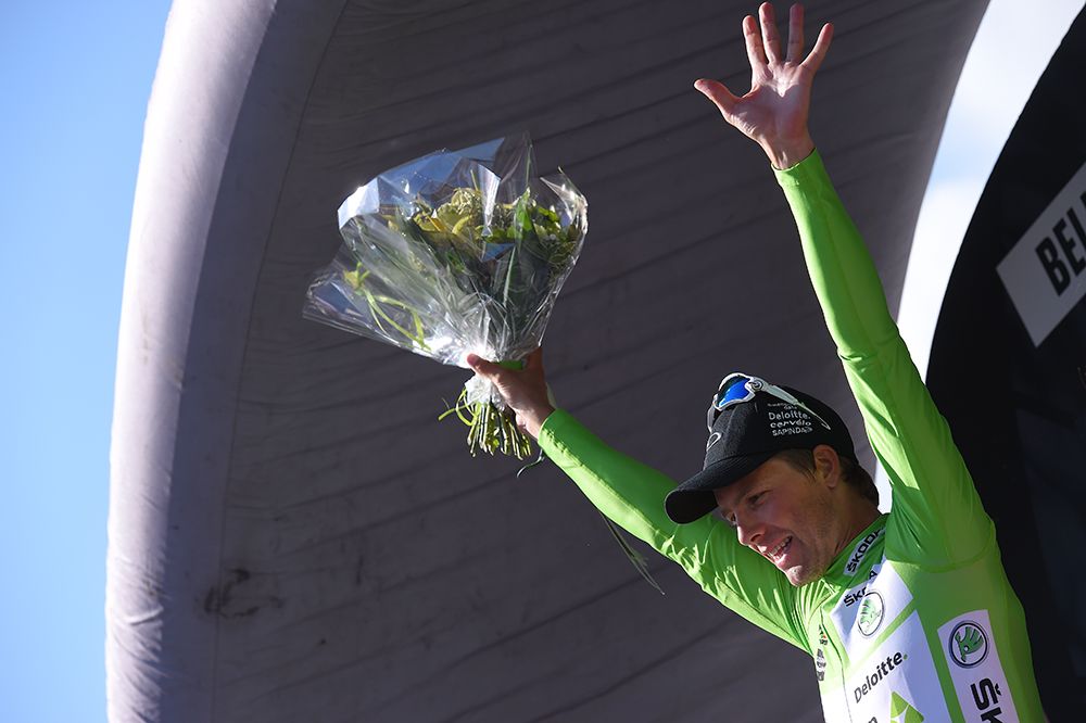 Edvald Boasson Hagen (Dimension Data) claimed the green jersey