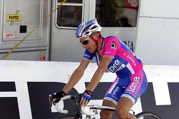 Damiano Cunego (Lampre-Fondital) finishes