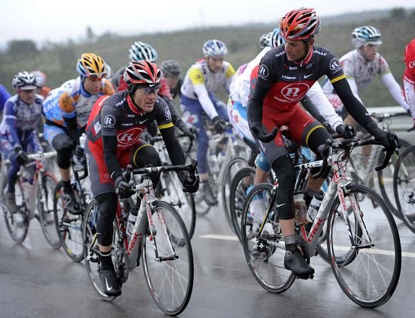 Levi Leipheimer (RadioShack) and Andreas Kloeden share their misery