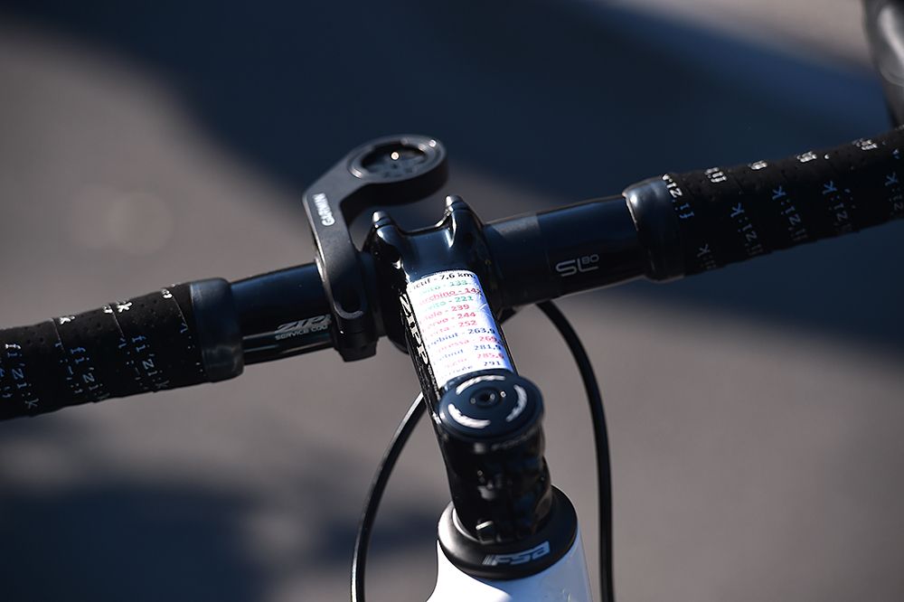 Notes on the stem about the course for Milano-Sanremo