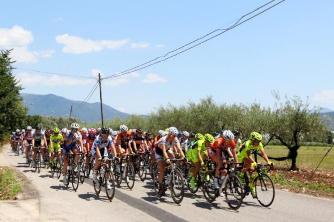 The parcours for the stage was a mix of urban and country roads