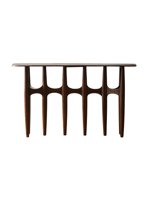 Bixby 52" Bronze Cast Aluminum Console Table