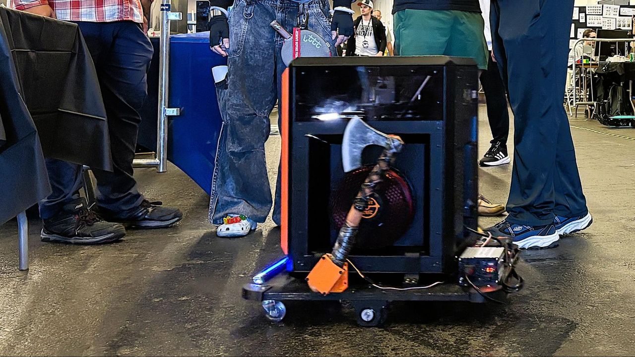 Prusa CORE One bot at Open Sauce 2026