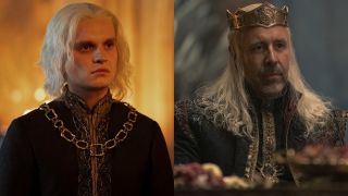 From left to right: Tom Glynn-Carney as Aegon and Paddy Considine as Viserys.