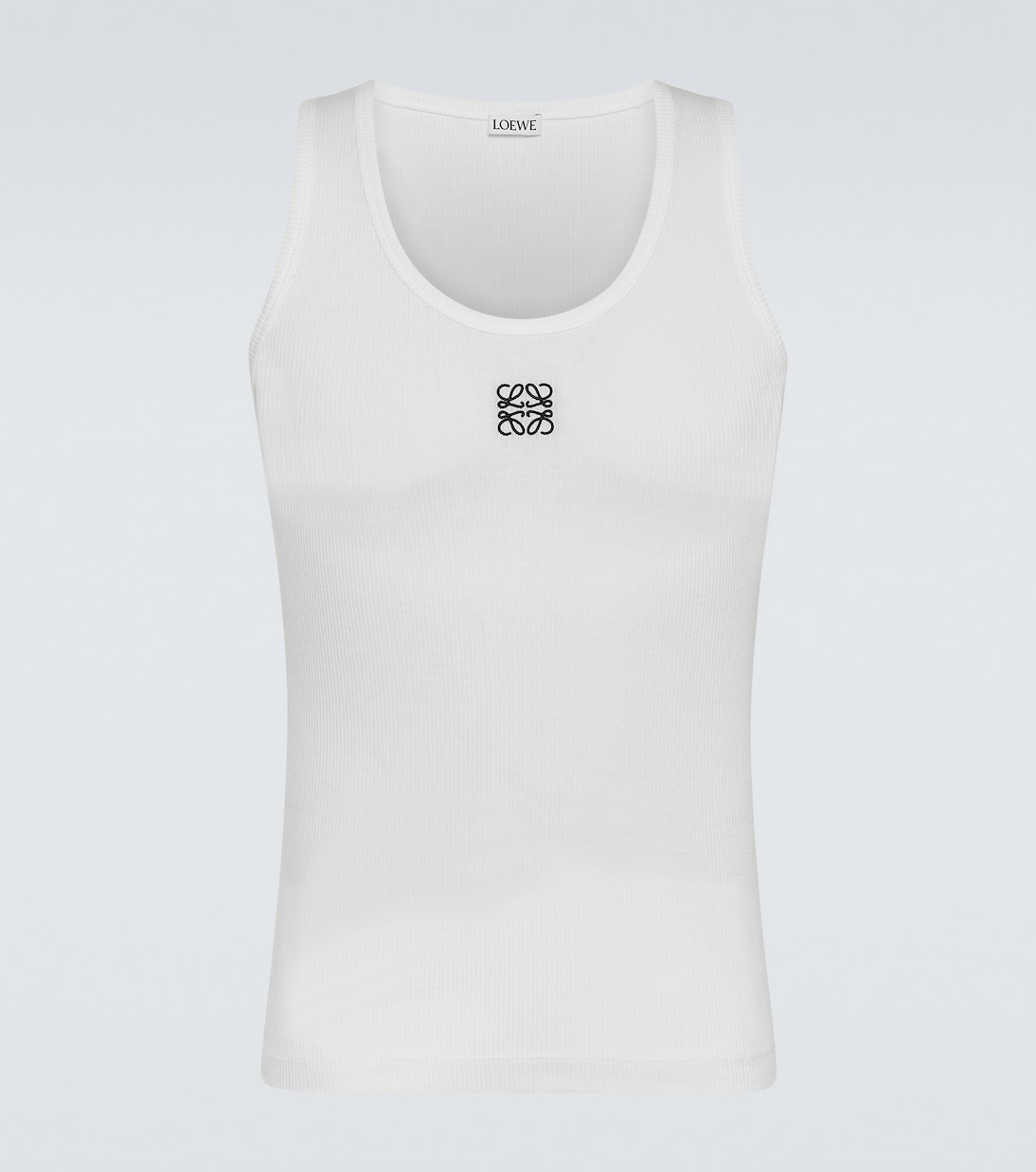 Anagram Cotton-Blend Jersey Tank Top