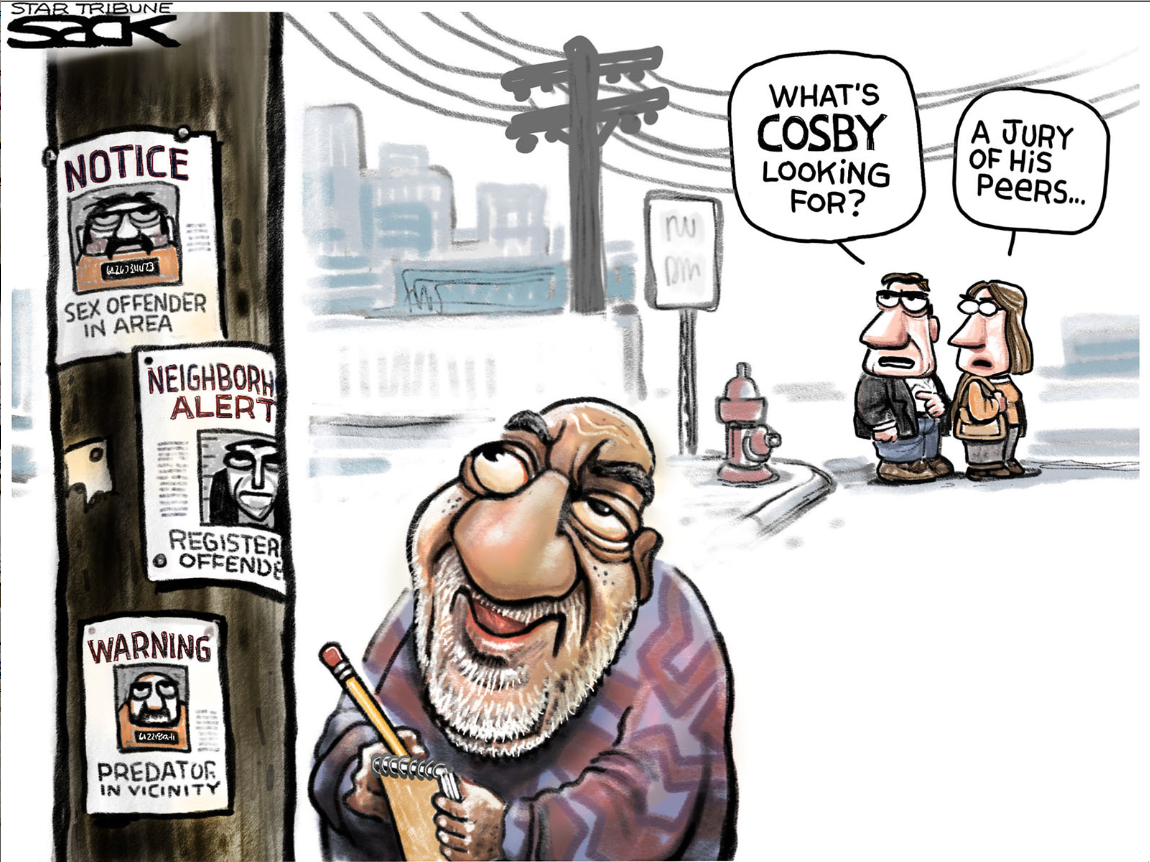 Editorial Cartoon U.S. Bill Cosby