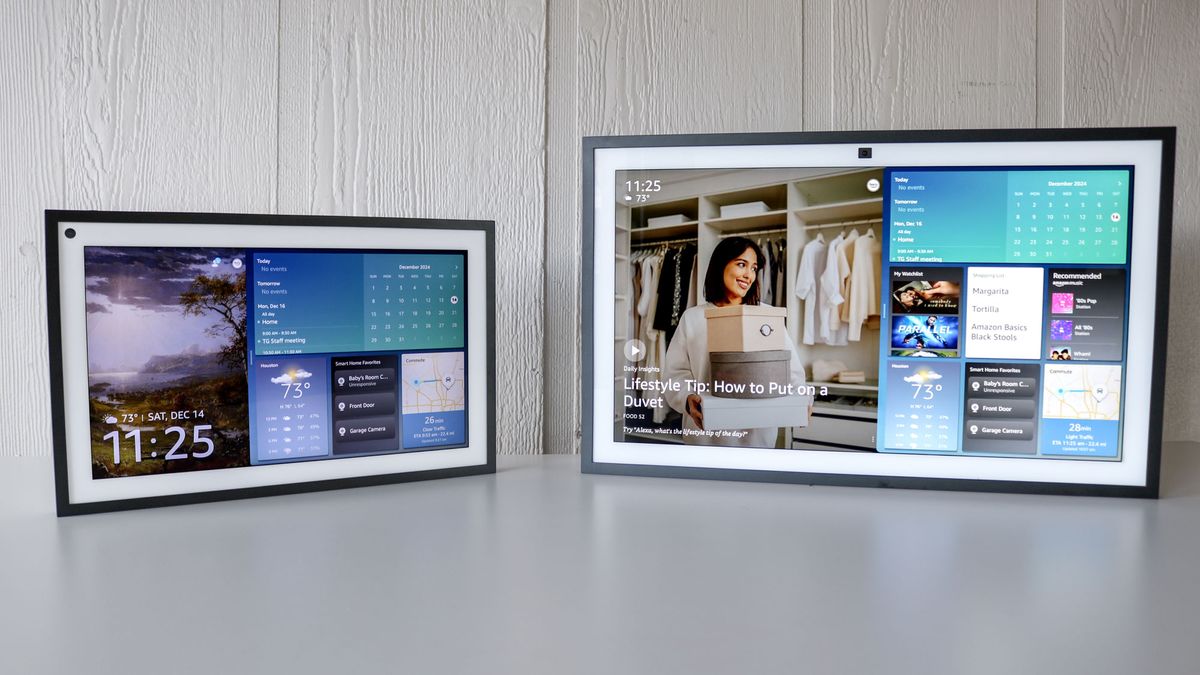 Amazon Echo Show 15 vs Echo Show 21: which wall-mountable smart display should you buy?